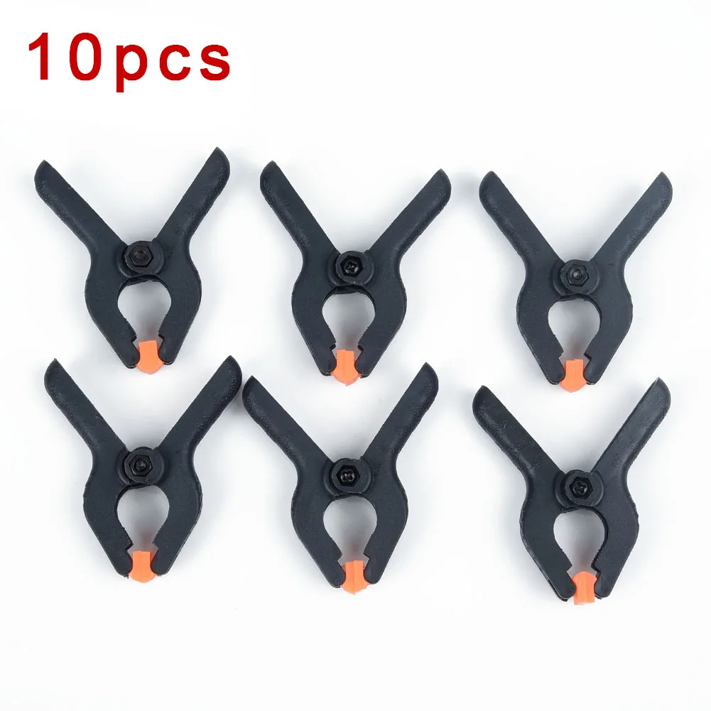 

10Pcs 2inch Spring Clamps Hard Plastic Woodworking Spring Clip Wood Bar Photo Picture Frame Pipe Toggle Clamp