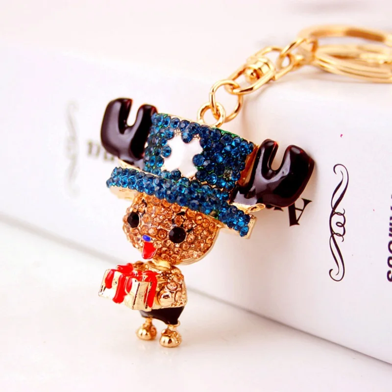 

New Fashion Cute Cartoon Keychain Exquisite Beautiful Car Key Chain Women Handbags Accessorized Metal Pendant Keyring Gift