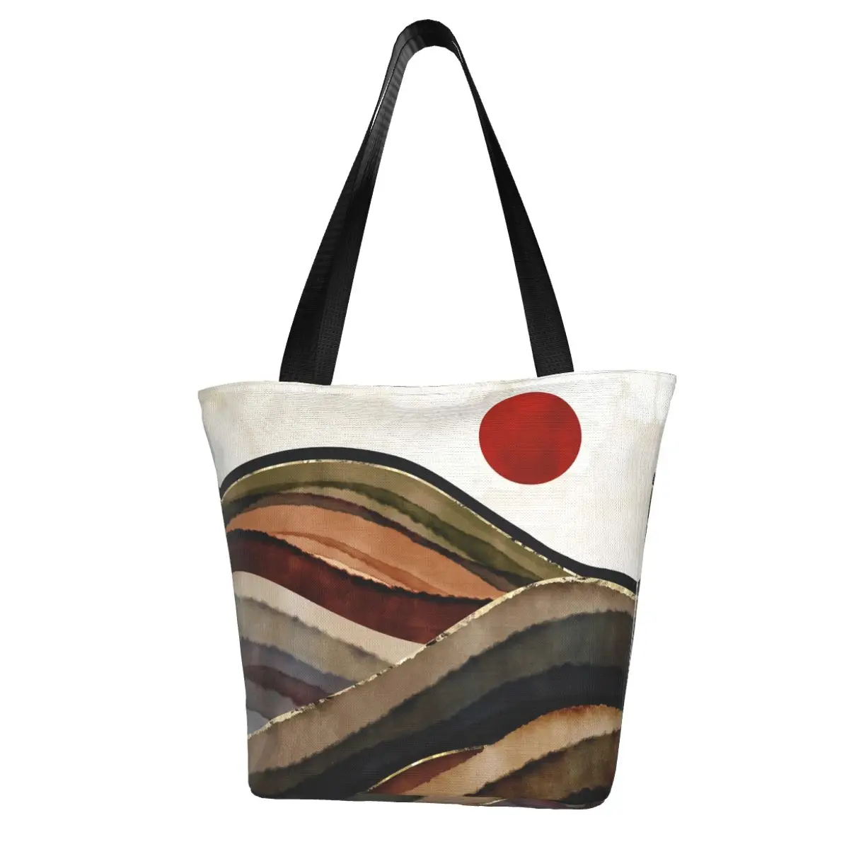 

Rust Shopping Bag Gifts Vintage Handbag Cloth Shopping Female Bags