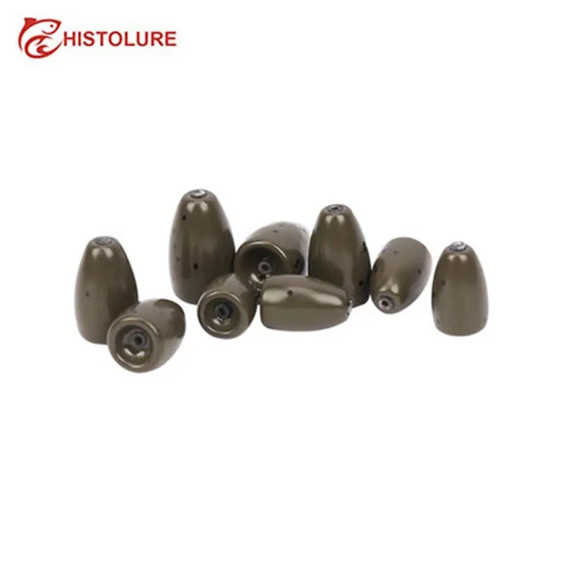 

Tungsten pendant Fishing Sinker Lure fishing Bullet Flipping Weight Casting Sinkers Fishing Accessory fishing tackle