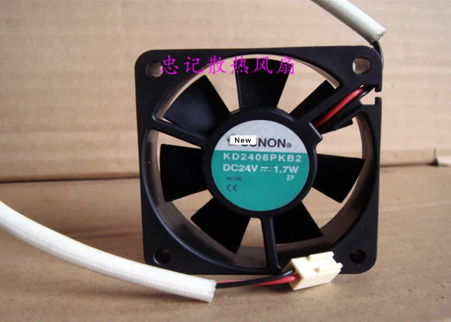 Для Охлаждения SUNON KD2406PKB2 DC 24V 1 7 W 2 проводной 60x60x20 мм Сервер вентилятор