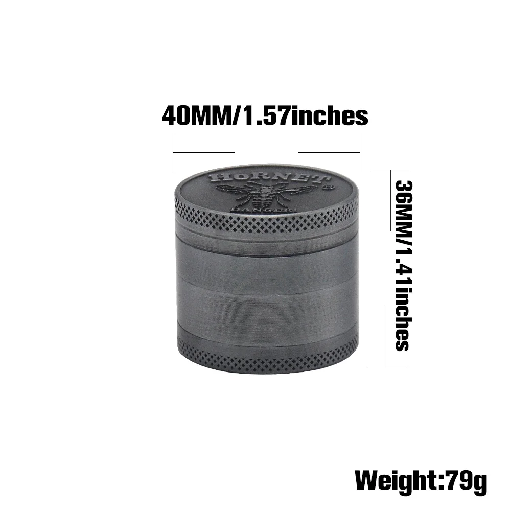 Металлическая мини-мельница для трав из цинкового сплава 40 мм | Дом и сад