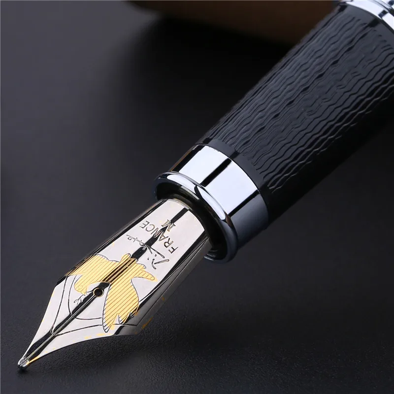 Перьевая ручка Picasso 915 Pimio Marble Celluloid 22KGP с нефритовым наконечником среднего