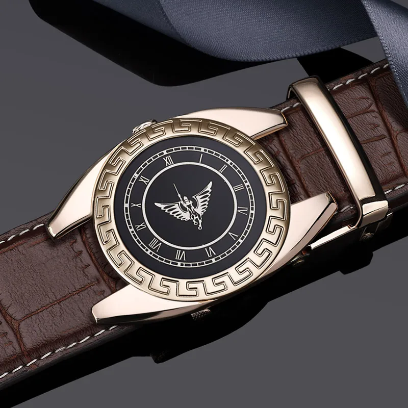 

Leather belt automatic buckle men's belt new classic belt high quality