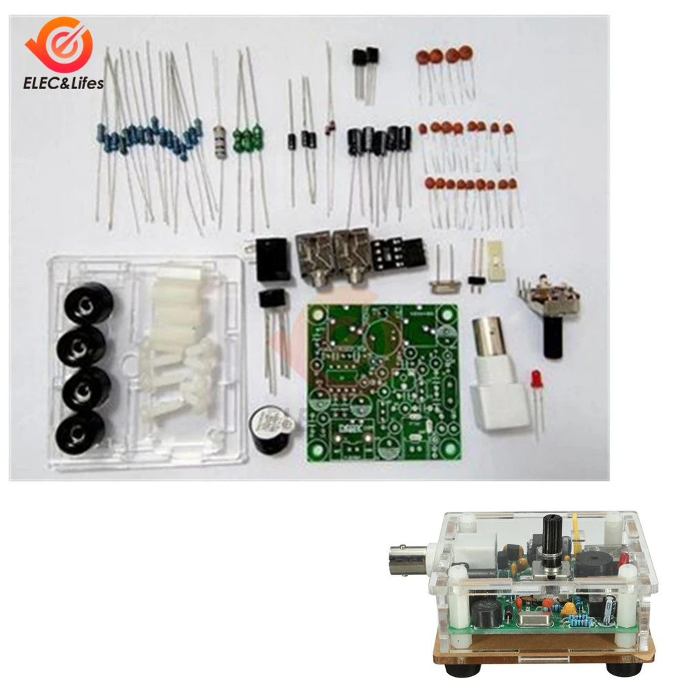 DC 9-13 8 V S-PIXIE CW QRP коротковолновый радиоприемник 7 023 Mhz + акриловый чехол DIY kit для