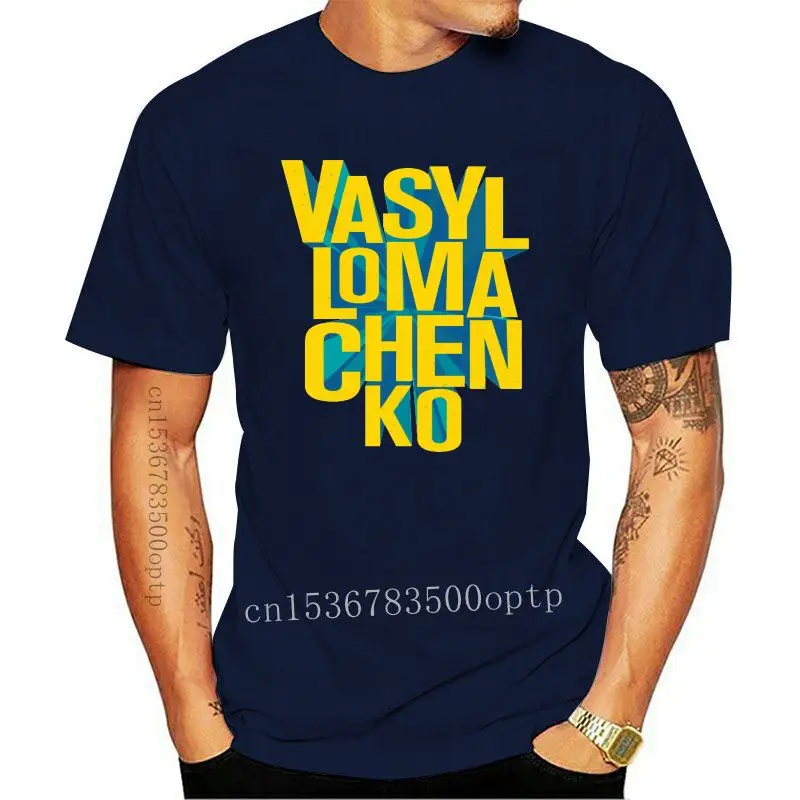 

Ломаченко белая футболка с коротким рукавом