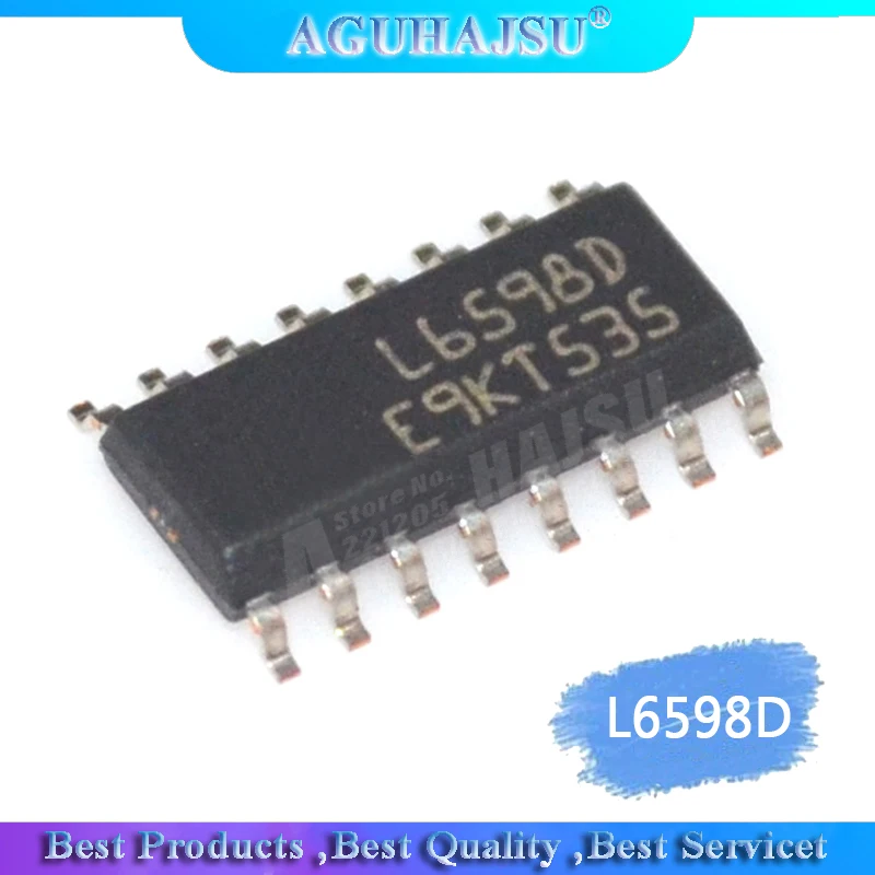 5 шт./лот L6598D L6598 SMD 16 pin SOP-16 LCD p Оригинал | Электронные компоненты и принадлежности
