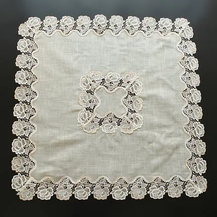 Европейская вышитая настольная дорожка стол с флагом покрытие для стола розовая