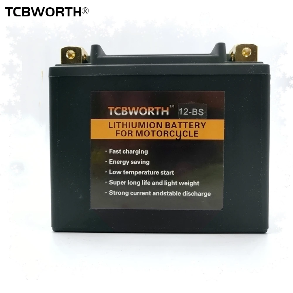 12B 4 12 BS 12V 14AH 520A LifePO4 мотоцикл большой емкости старт литиевая железная батарея с