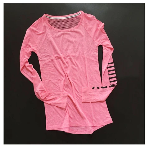 Дышащая спортивная Женская футболка для фитнеса и йоги, быстросохнущая Спортивная футболка для бега