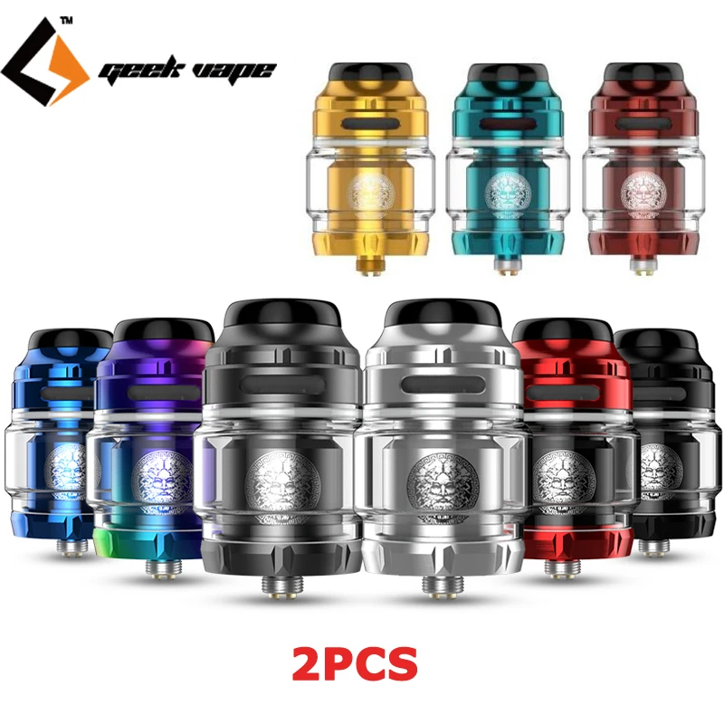 2 шт./лот Geekvape Zeus X RTA Tank 4 5 мл Топ воздушный поток Поддержка одна двойная катушка VS