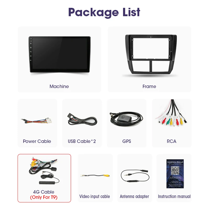 JMCQ Android 8 1 автомобильное радио для Subaru Forester 3 SH 2007-2013 автомобильный DVD