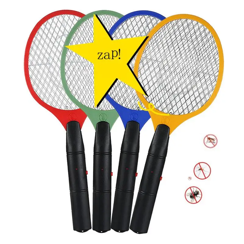 1 шт. мухобойка Электрическая Портативный противомоскитная ракетка дома