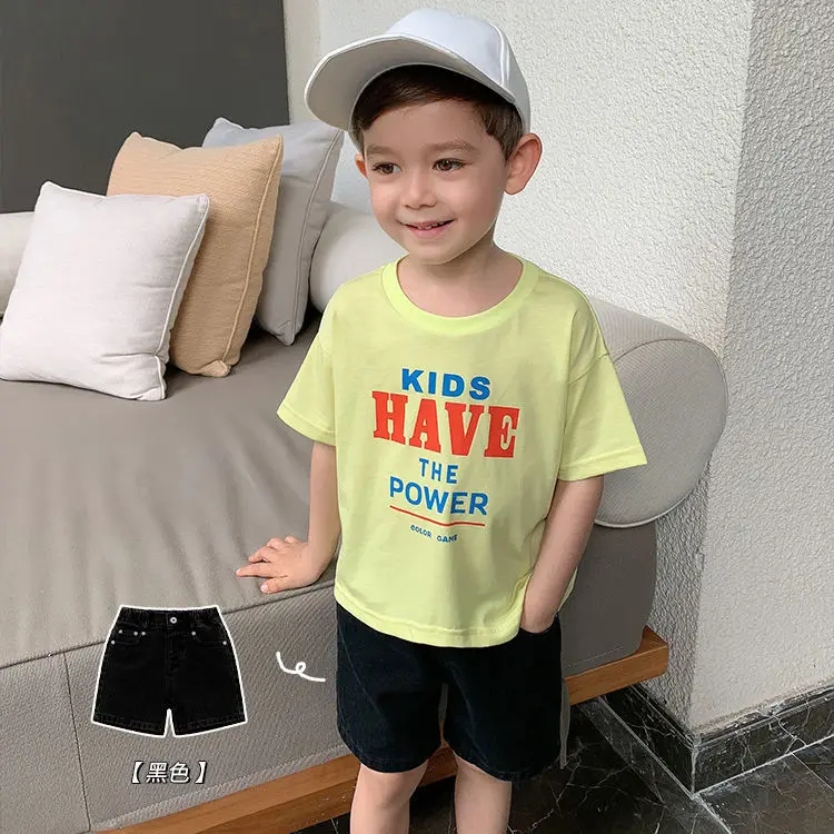 

Summer Boys and Girls Solid Pants Trousers Children Casual pants overalls shorts Jeans Shorts Pant Kids pants overalls 3-8 Yrs