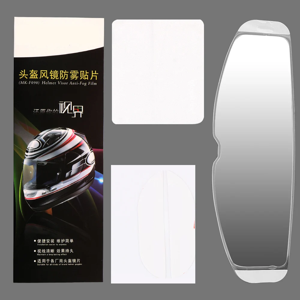 

LEEPEE Motorcycle Helmet Lens Fog Resistant Films Helmet Clear Anti-Fog Patch Film Universal Motorbike Helmet Accessories