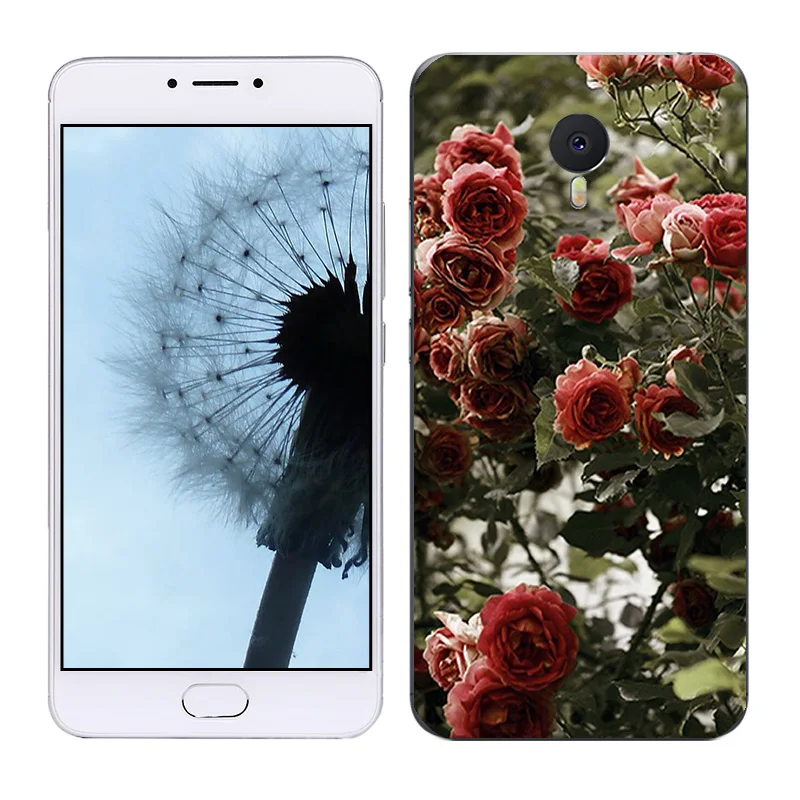 Мягкий ТПУ задний чехол для Meizu M3 Note Обложка необычная окрашенная чехлы телефонов