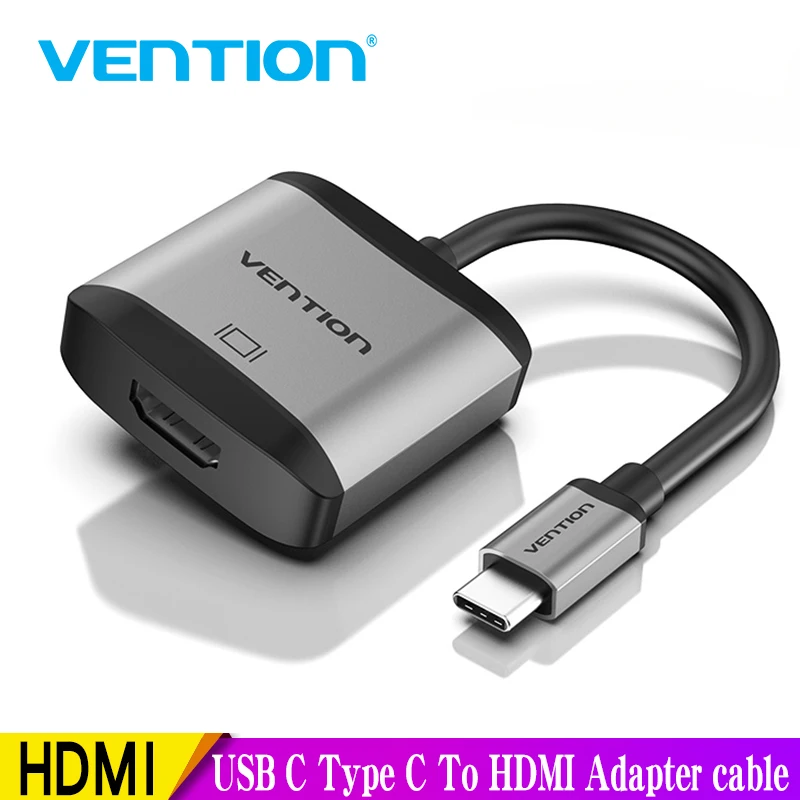 Vention USB C Type к HDMI Женский поддержка 4K * 2K для Macbook Chromebook Pixel Xiaomi Huawei Mate 10 3 1