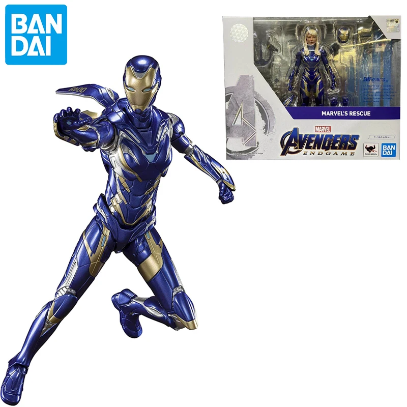 

Bandai Tamashii Nations S.h. Figuarts Avengers Endgame Rescue 6-Inch Armor Shf Action Figure and Accessories Collectible Toys