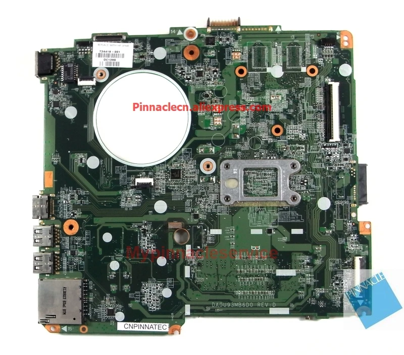 734443 501 A4 5000 материнская плата для HP Pavilion TouchSmart 14 N DA0U93MB6D0|Материнские платы