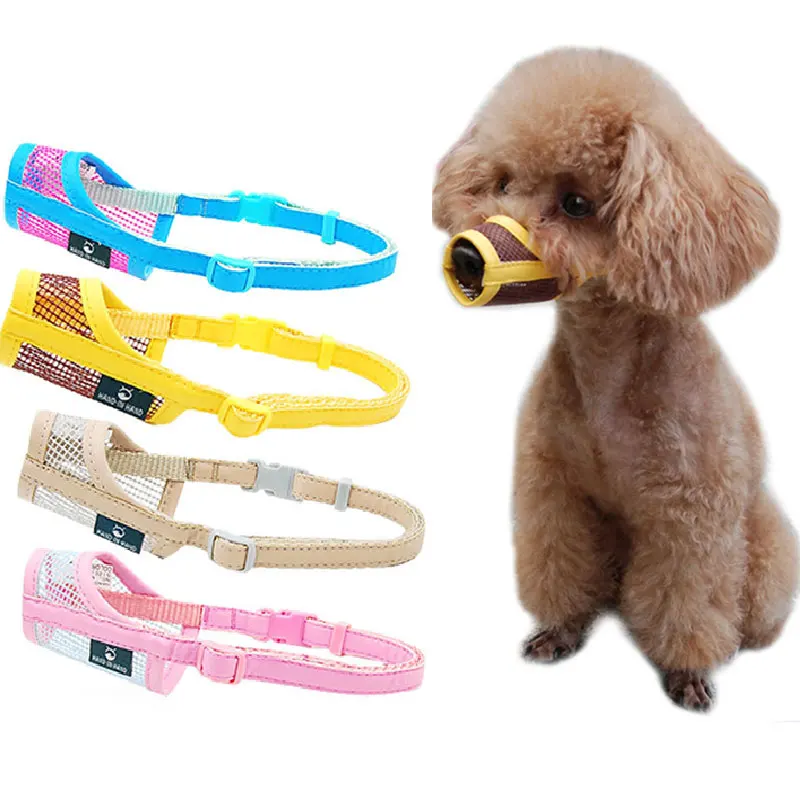 

Mesh Convenient Pet Muzzle Durability Dog Anti-bite Mask Dog Stop Barking Muzzle Multifunction Portable Dog Muzzle Pet Supplies