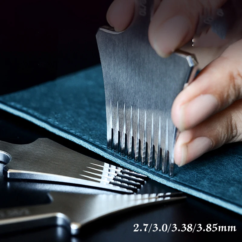 

3.38/3.85/2.7/3.0mm High quality Leather Chisel leather Stitching Tool Leather Craft tool hole cutter handmade DIY tool