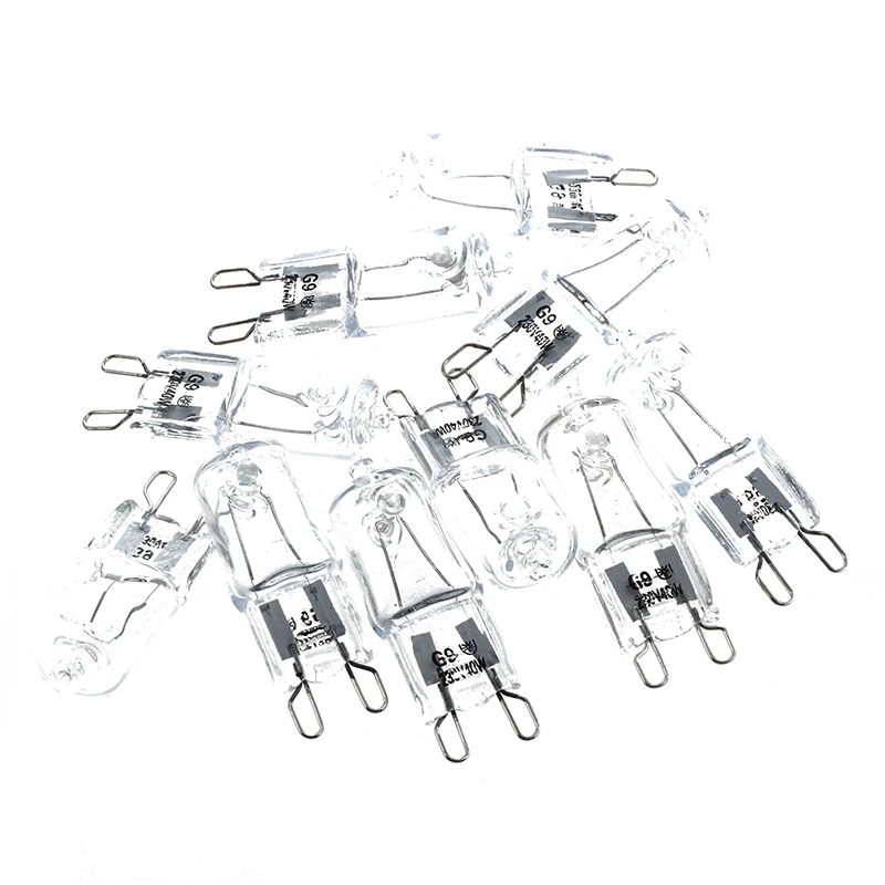 

10 G9 Halogen Bulb Bulb 40W 40 Watte Bright White
