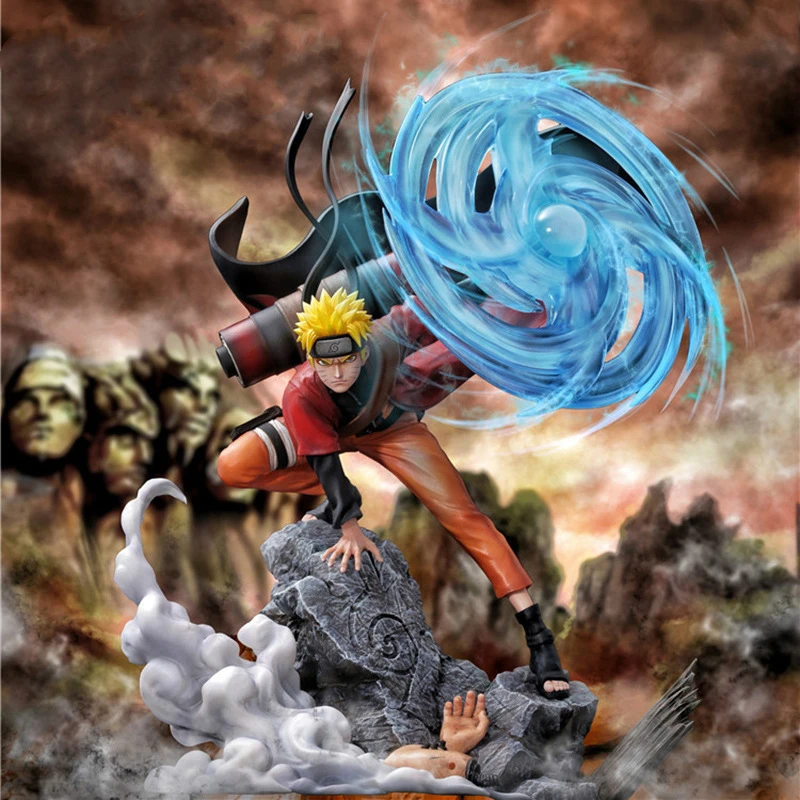 Фигурка Наруто 36 см Аниме Figma Shippuden GK экшн-фигурка Узумаки модель из ПВХ