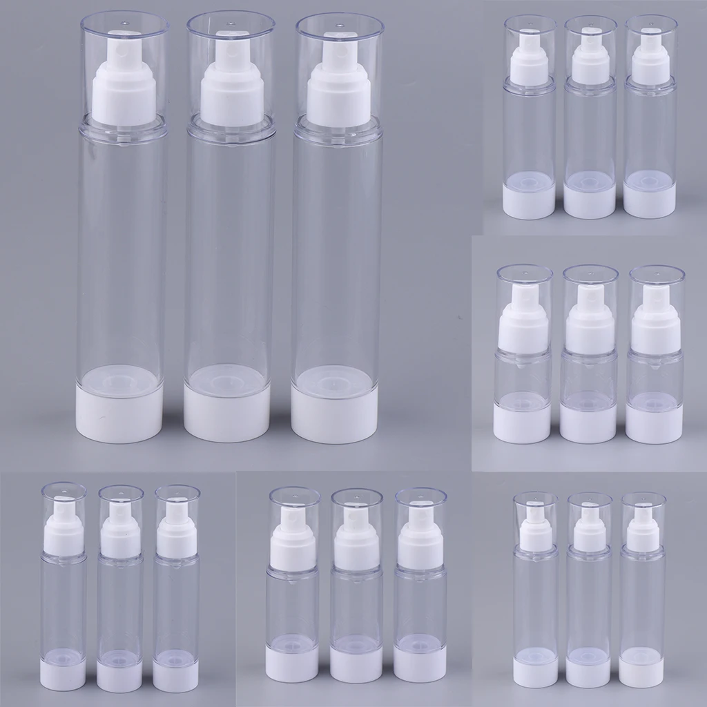 

3Pcs Clear Refillable Fine Mist Spray Bottle Perfume Essential Oils Sprayer