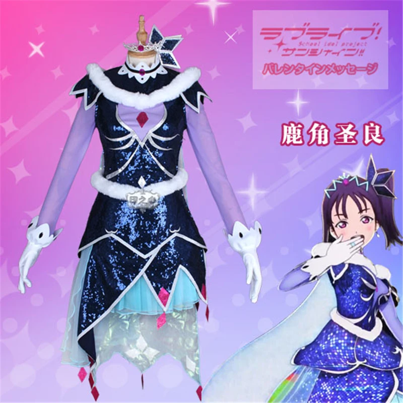 Love Live Sunshine Aqours Saint Snow Kazuno Seira Рождественский карнавальный костюм Sarah Awaken The Power Cos