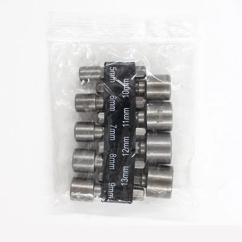 9 шт 5-13 мм Шестигранная Гайка Драйвер сверло отвертка для шлица звездочка Набор