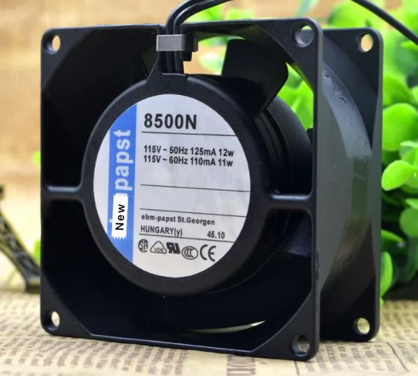 

For ebmpapst TYP 8500 N AC 115V 50/60HZ 12W 11W 80X80X38mm Server Cooling Fan