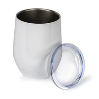 12oz sublimation tumbler stainless steel water bottle eggshell mug red wine mugs wedding bride christmas gift