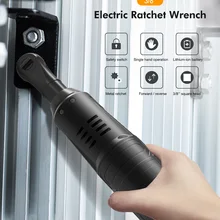 3/8 ''12 V 18V 28V 2 литий-ионный аккумулятор электрический ключ с трещоткой перезаряжаемый Электрический беспроводной прямоугольный ключ для автомобиля