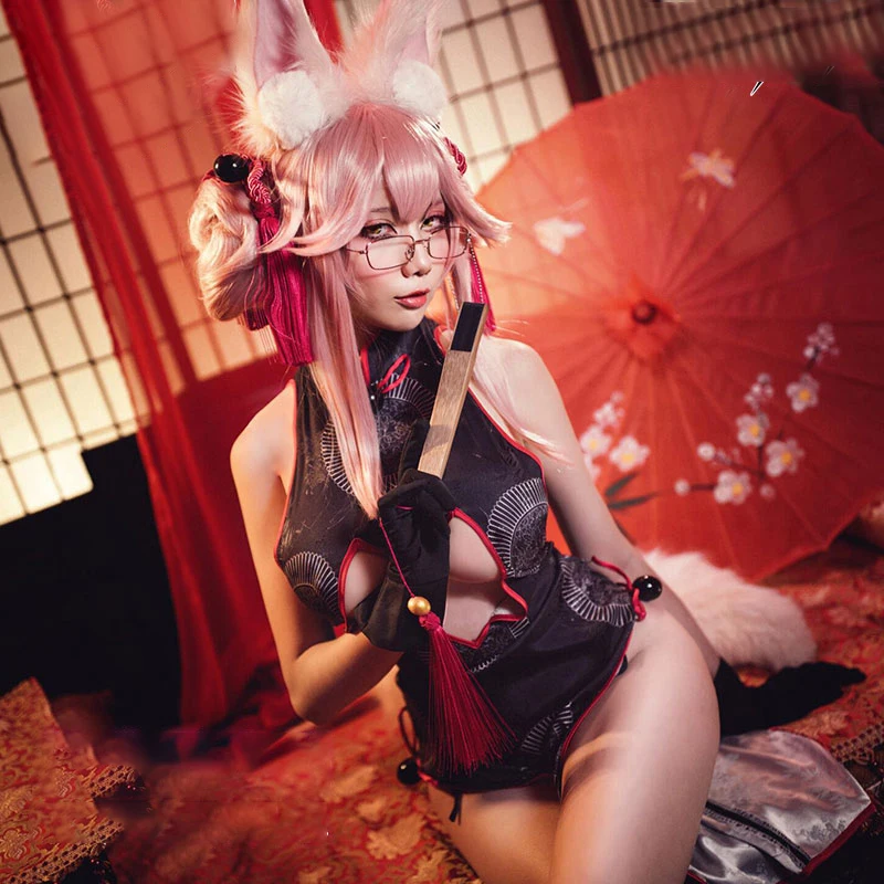 Костюм для косплея по мотивам игры Fate FGO tammo no Mae Koyanskaya сексуальный Чонсам милый
