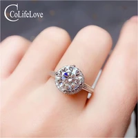 colife jewelry 925 silver moissanite engagement ring 0 5ct to 3ct moissanite ring sterling silver moissanite jewelry