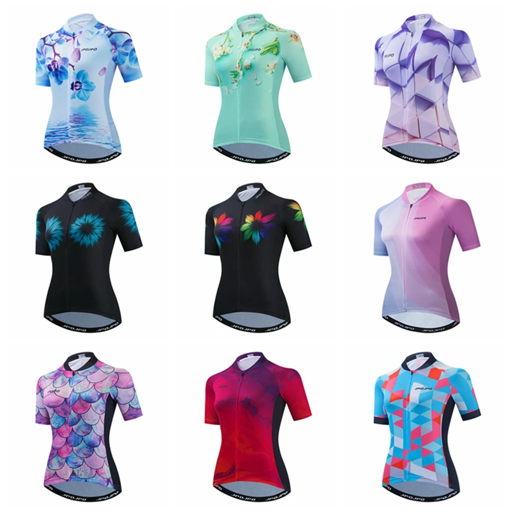 

UFOBIKE Women's Cycling Jersey Maillot Roupa Ropa De Ciclismo Short Sleeve Bike Bicycle Shirt MTB