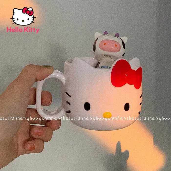 Кружка Hello Kitty Милая мультяшная кружка Hello Kitty кружка для мытья зубов Бытовая детская портативная дорожная кружка для зубов