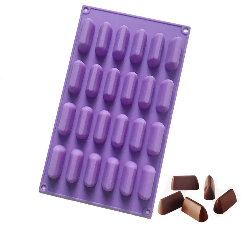 

Mini Cuboid Silicone Chocolate Mould Art Mousse Desserts Cake Mold Candy Bakeware Molds DIY Cake Baking Decorating Tools