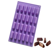 mini cuboid silicone chocolate mould art mousse desserts cake mold candy bakeware molds diy cake baking decorating tools
