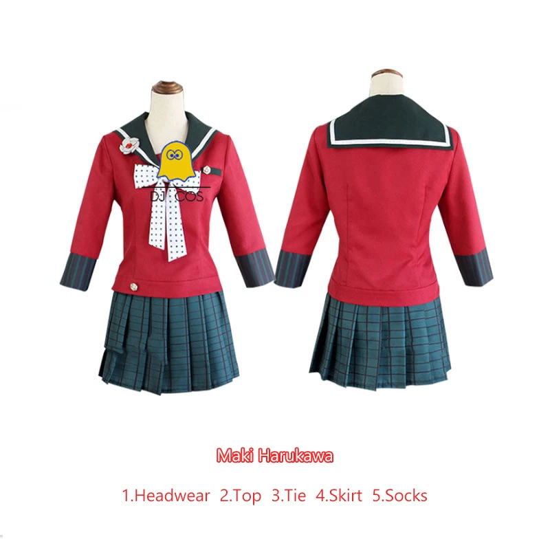 

Danganronpa V3 Killing Harmony Cosplay Costumes Akamatsu Kaede Kaito Momota Iruma Miu Toujou Kirumi Ouma Women Uniform Halloween