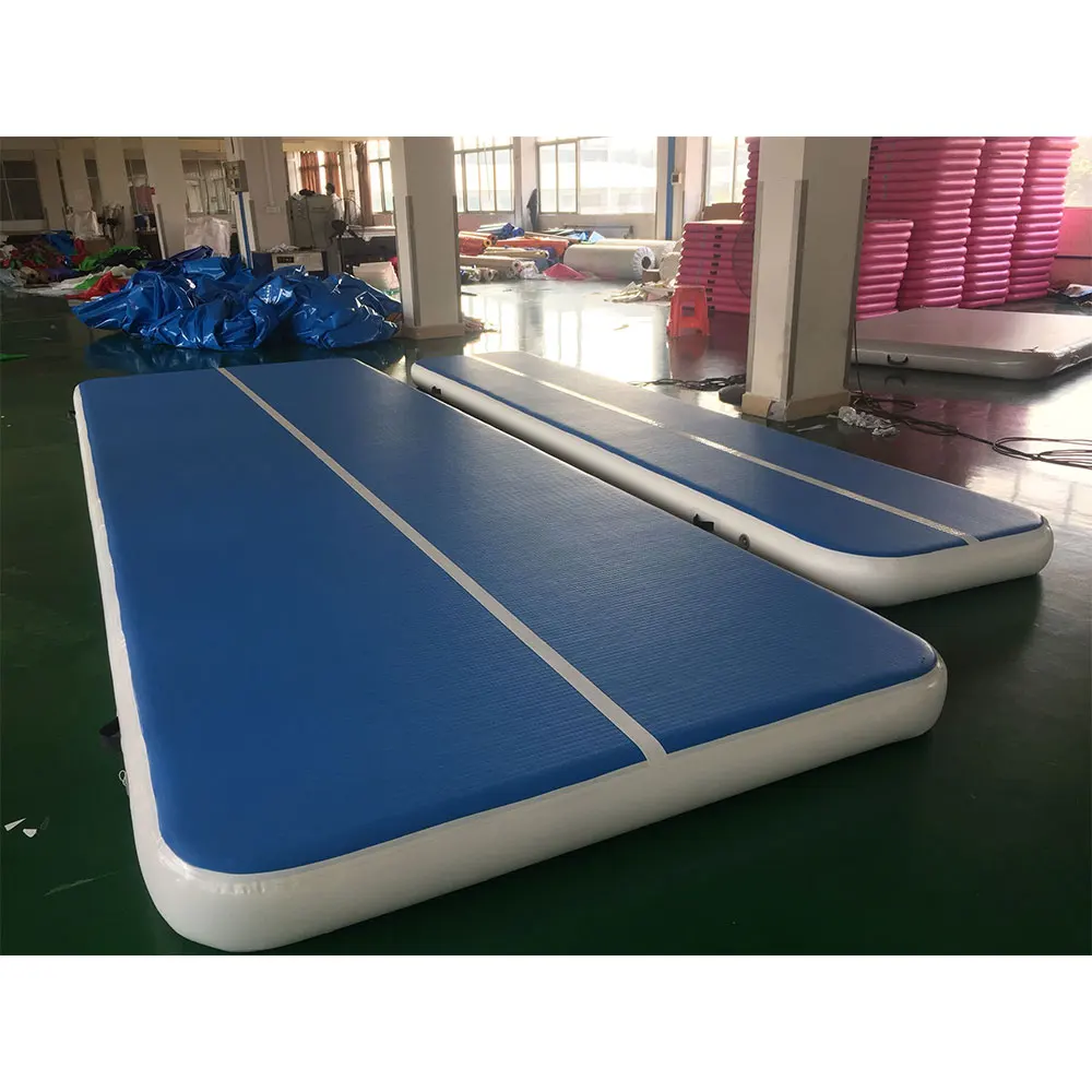 Дешево Заводская прямая гимнастическая воздушная дорожка, надувные гимнастические коврики 6x2x0,2 м для продажи
