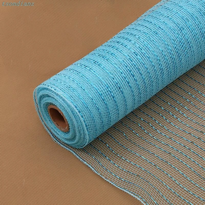 Рождественская декоративная полиэтиленовая сетчатая лента 10 дюймов x 30 футов в