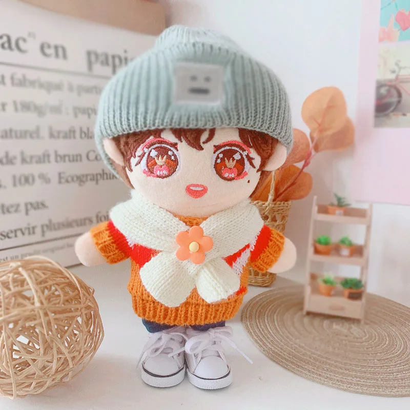 Оранжевый свитер 20 см костюм exo детское платье звезда кукла сменная одежда Кукла