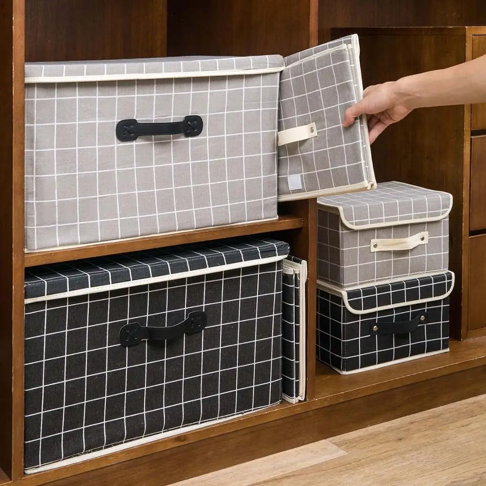 Сетчатый складной ящик для хранения одежды нижнего белья носков органайзер