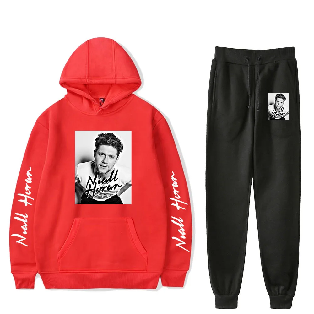 

Niall Horan Casual Tracksuit Men Sets Hoodies and Pants Two Piece Sets Hooded Sweatshirt Outfit Sportswear Male Suit Clothing