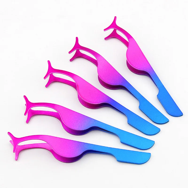 

Tweezers with Long Mouth Stainless Steel False Eyelash Auxiliary Tool Eyelash Curler Makeup Tools Eyelash Tweezers Wholesale