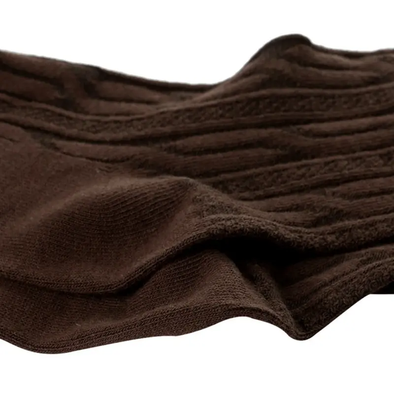 Длинные чулки женские хлопковые теплые бедра Новые Модные Полосатые гольфы