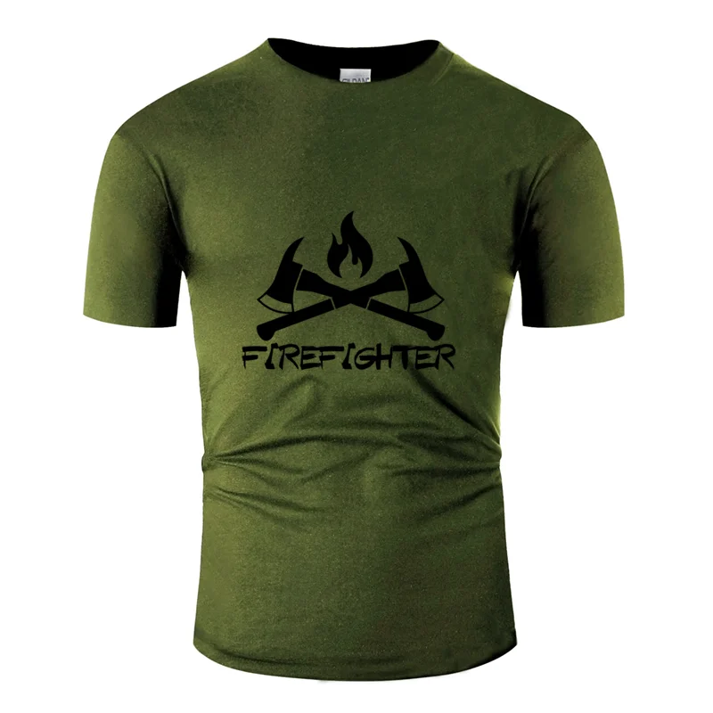 Одежда дышащая пожарная футболка для мужчин отдыха персонализированная Мужская