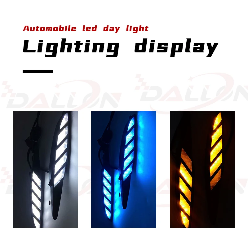 

Moving Signal For Mazda 3 Axela 2017 2018 2019 LED DRL Daytime Running Light Daylights Yellow Running Signal Lamp