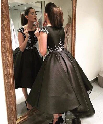 Черные современные платья для встречи выпускников 2019 платье с